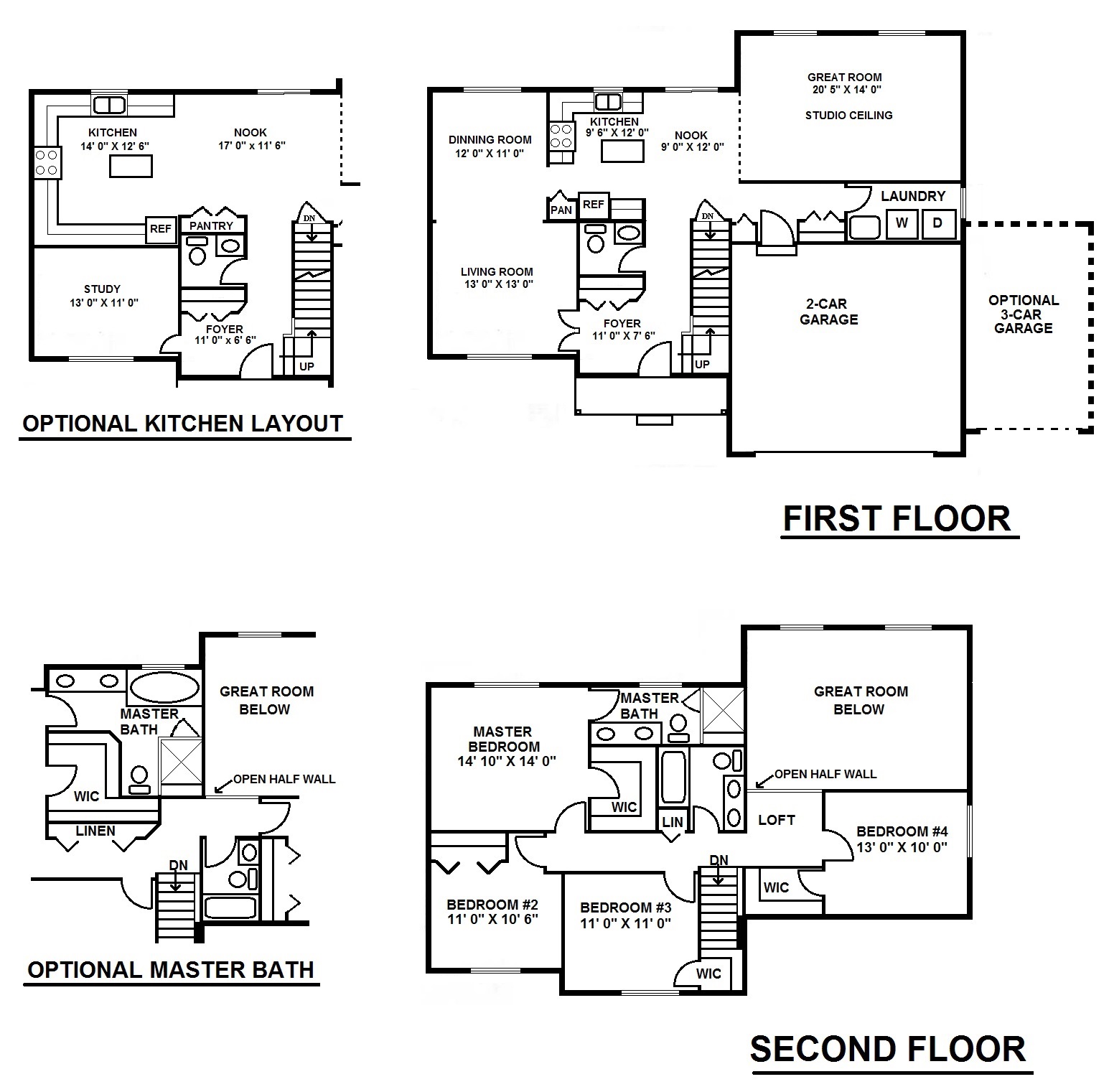 Farrier 4 Bedroom Floor Plan